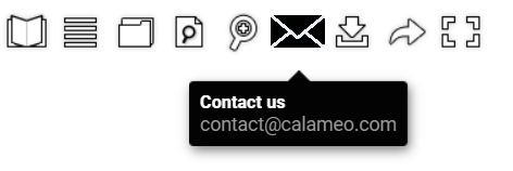Example contact link in viewer toolbar